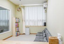 자모실 안에 수유실을 만들었습니다