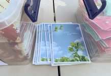 비대면으로 전도하고 있습니다