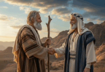 “손이 하는 일을 말하는 입, 모세와 아론”